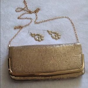 metallic gold small bag